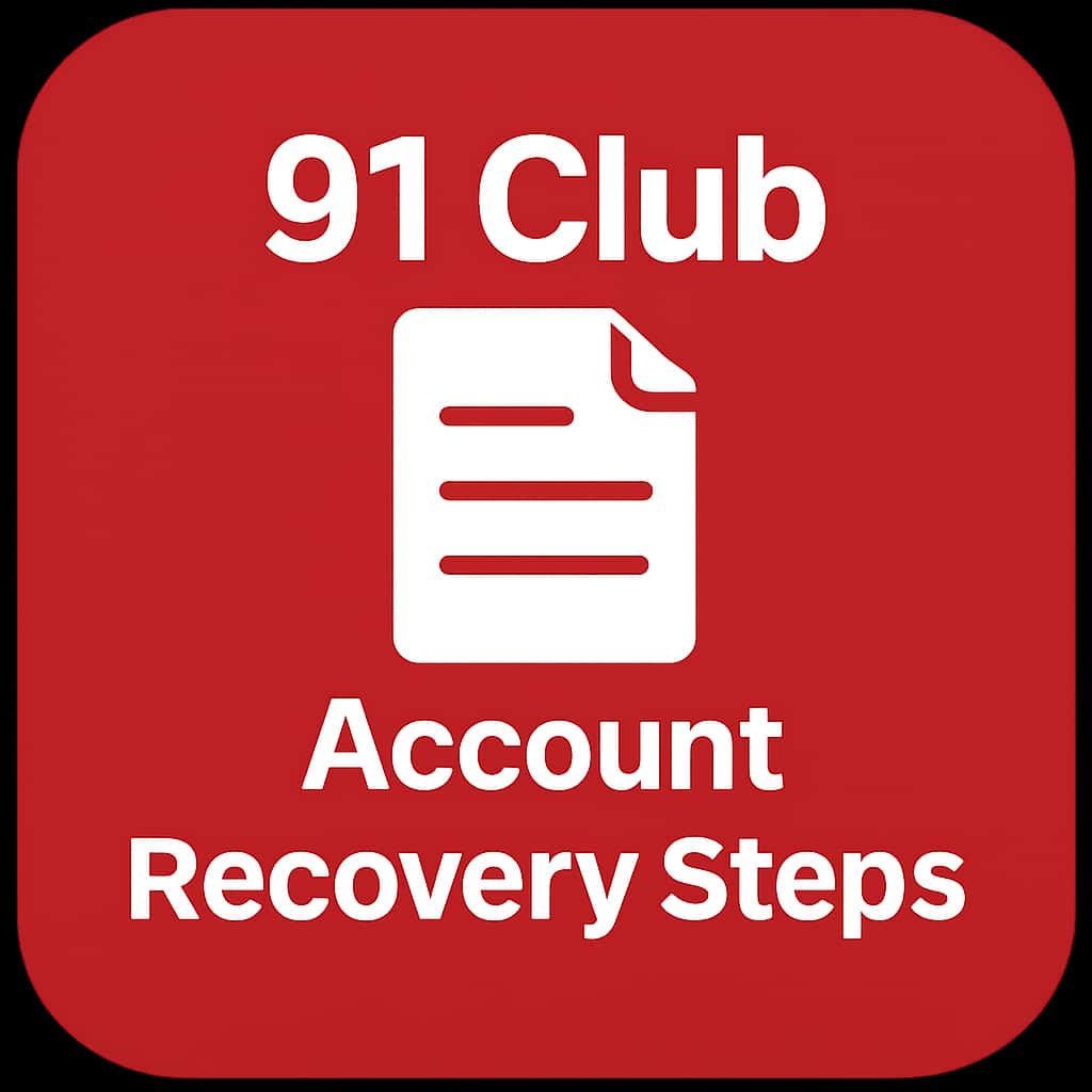 Icon representing 91 Club Account Recovery Steps.