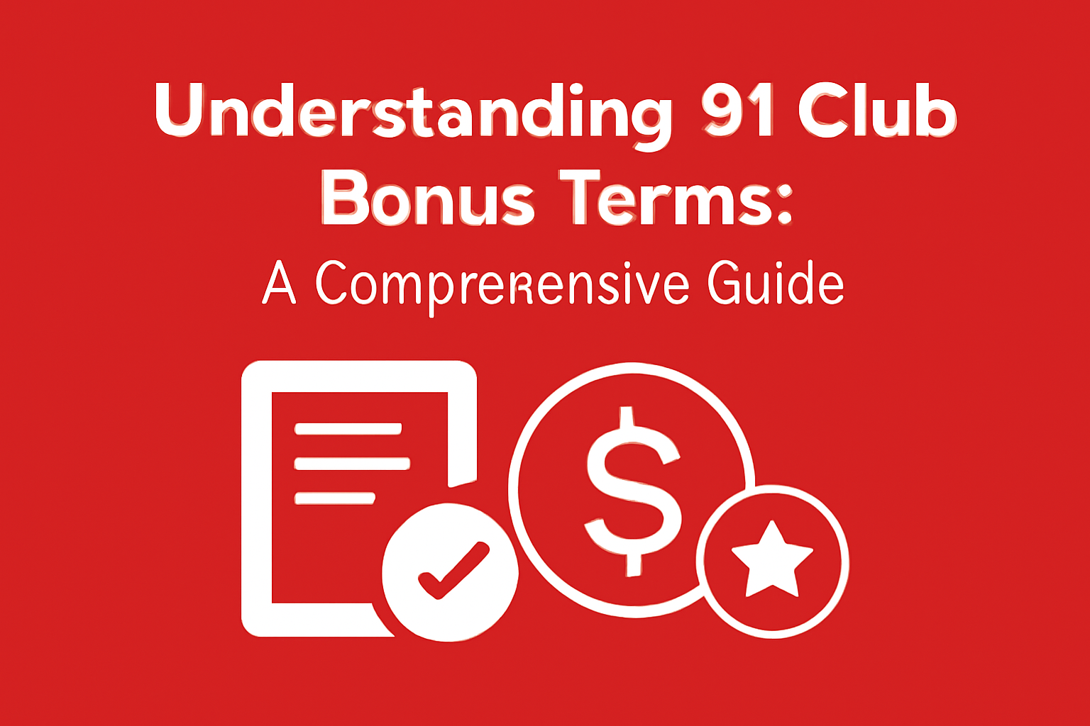 A digital landscape featuring the title '91 Club Notices' in 3D text with #cf2326 accents.