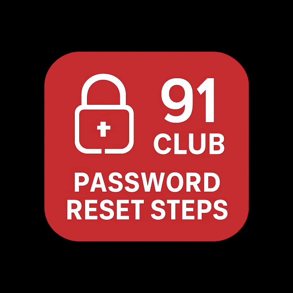 Icon representing 91 Club Password Reset Steps.