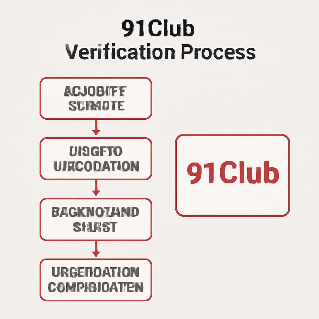 An illustration explaining the 91 Club Verification Process.