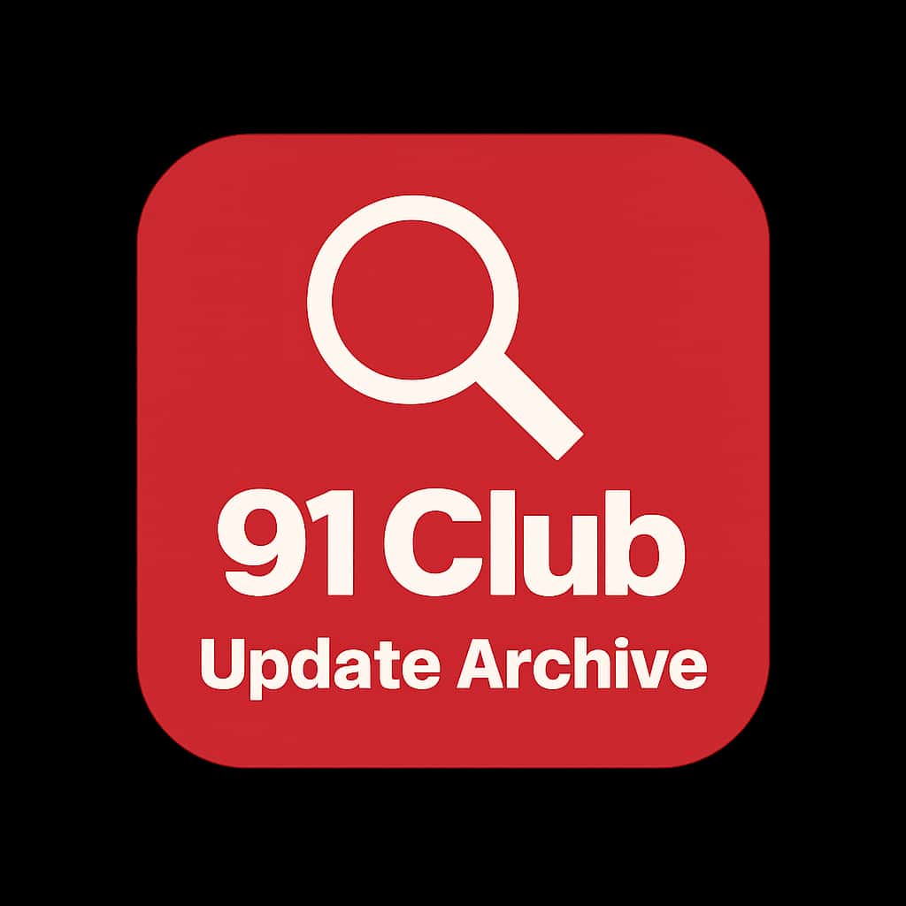Icon representing the 91 Club Update Archive.